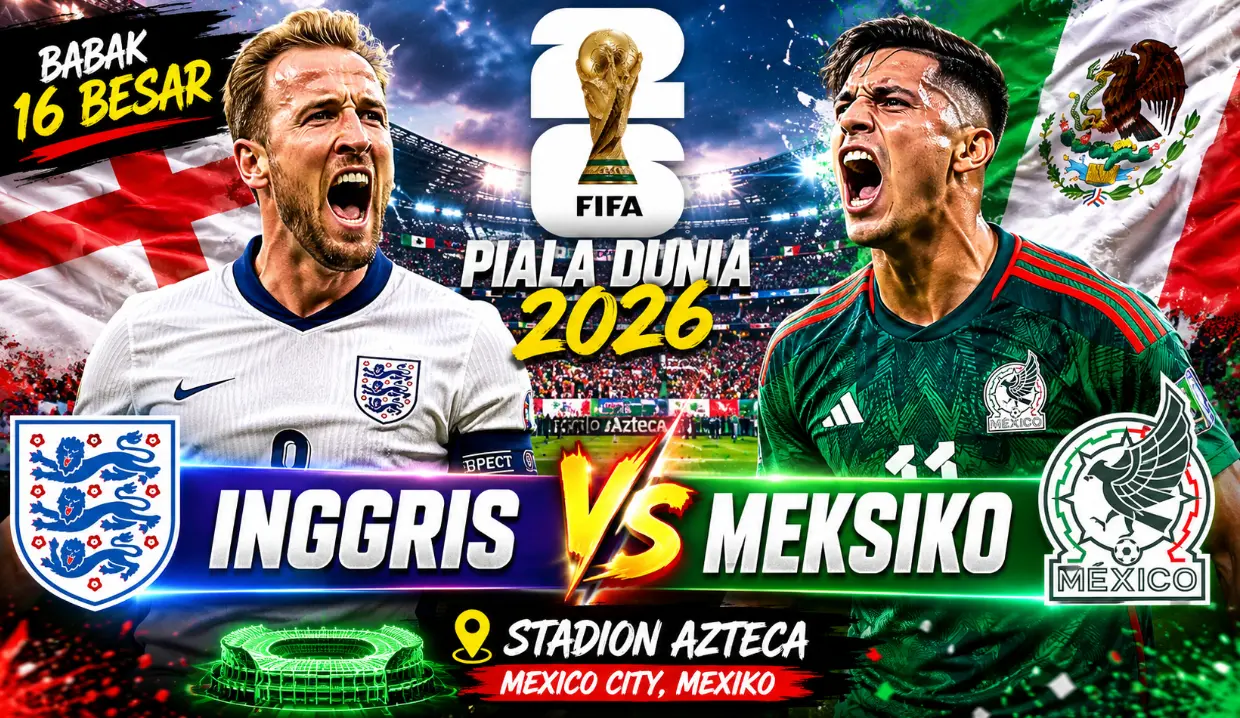 Meksiko vs Inggris
